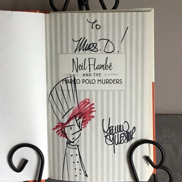 Signed by Author “Neal Flambé Marco Polo Murders” - Picture 3 of 5